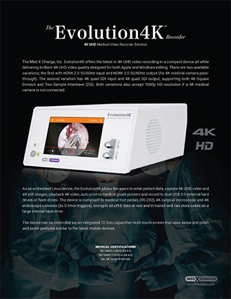 Evolution4K 100/200 パンフレット