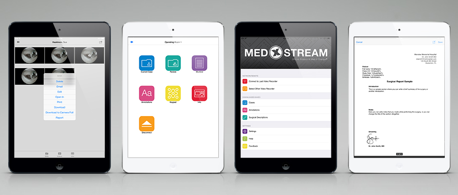 Med X モバイル医療手術ビデオ レコーダー iOS アプリ
